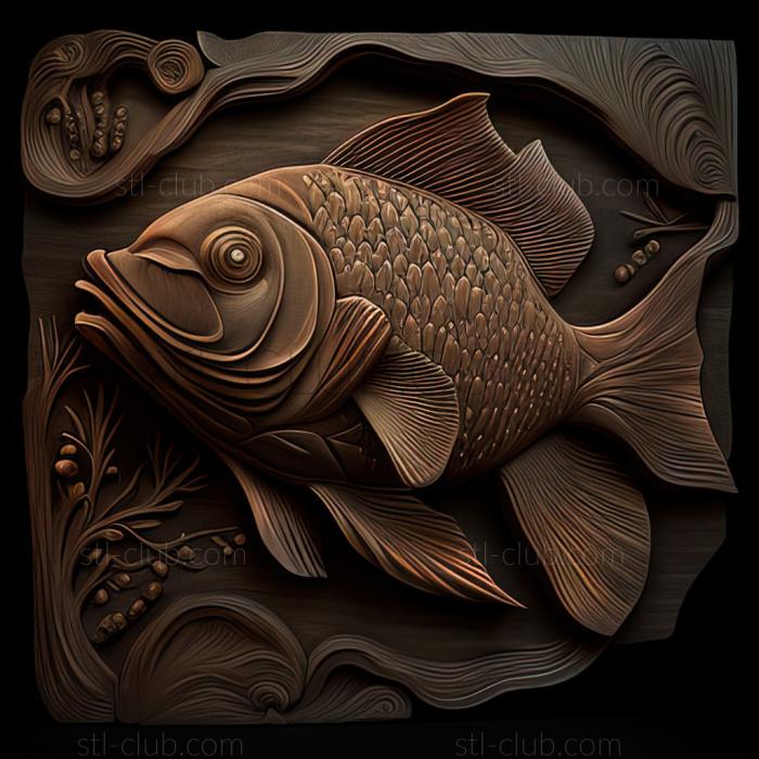 3D model st Planiloricaria fish (STL)